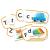 Set 26 de puzzle-uri Alfabet (3 piese) PlayLearn Toys