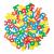 Set litere magnetice (80 piese) PlayLearn Toys