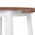 Masă de bucătărie extensibilă, rotund, MDF, alb GartenMobel Dekor