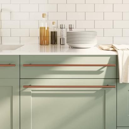 Mânere de dulap, 5 buc., bronz, 480 mm, oțel inoxidabil GartenMobel Dekor