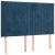 Pat box spring cu saltea, albastru închis, 140x190 cm, catifea GartenMobel Dekor