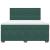 Pat box spring cu saltea, verde închis, 180x200 cm, catifea GartenMobel Dekor