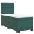Pat box spring cu saltea, verde închis, 90x190 cm, catifea GartenMobel Dekor