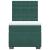 Pat box spring cu saltea, verde închis, 90x200 cm, catifea GartenMobel Dekor