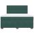 Pat box spring cu saltea, verde închis, 180x200 cm, catifea GartenMobel Dekor