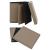 Taburet de depozitare pliabil, cappuccino, PVC GartenMobel Dekor