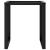 Picioare Măsuță de cafea O-Frame 60x60x73 cm Fontă GartenMobel Dekor
