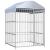 Padoc de exterior cu acoperiș pentru câini, 150x150x200 cm GartenMobel Dekor