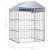 Padoc de exterior cu acoperiș pentru câini, 150x150x200 cm GartenMobel Dekor