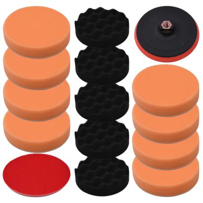 Set bureți de lustruire, 14 piese, 150 mm GartenMobel Dekor