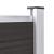 Set de panouri de gard, negru, 175x105 cm, WPC GartenMobel Dekor