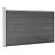 Set de panouri de gard, negru, 872 x 105 cm, WPC   GartenMobel Dekor