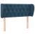 Tăblie pat cu aripioare albastru închis 93x23x78/88 cm textil GartenMobel Dekor