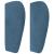 Tăblie pat cu aripioare albastru închis 93x23x78/88 cm textil GartenMobel Dekor
