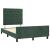 Cadru de pat fără saltea verde închis 120x190 cm catifea GartenMobel Dekor