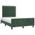 Cadru de pat fără saltea verde închis 120x190 cm catifea GartenMobel Dekor