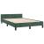 Cadru de pat fără saltea verde închis 120x190 cm catifea GartenMobel Dekor