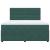 Pat box spring cu saltea, verde închis, 180x200 cm, catifea GartenMobel Dekor