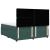 Pat box spring cu saltea, verde închis, 200x200 cm, catifea GartenMobel Dekor