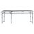 Masă de camping pliabilă, gri, 180 x 60 cm, aluminiu GartenMobel Dekor