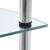 Raft cu 5 niveluri transparent, 30x30x130 cm, sticlă securizată GartenMobel Dekor
