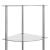 Raft cu 6 niveluri transparent, 30x30x160 cm, sticlă securizată GartenMobel Dekor