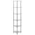 Raft cu 6 niveluri transparent, 30x30x160 cm, sticlă securizată GartenMobel Dekor