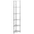 Raft cu 6 niveluri transparent, 30x30x160 cm, sticlă securizată GartenMobel Dekor