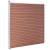 Set panouri gard, 6 pătrate + 1 oblic, maro, 1138x186 cm, WPC GartenMobel Dekor