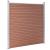 Set panouri gard, 7 pătrate + 1 oblic, maro, 1311x186 cm, WPC GartenMobel Dekor