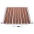 Set panouri gard, 7 pătrate + 1 oblic, maro, 1311x186 cm, WPC GartenMobel Dekor