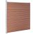 Set panouri gard, 7 pătrate + 1 oblic, maro, 1311x186 cm, WPC GartenMobel Dekor