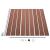 Set panouri gard, 7 pătrate + 1 oblic, maro, 1311x186 cm, WPC GartenMobel Dekor