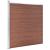 Set panouri gard, 8 pătrate + 1 oblic, maro, 1484x186 cm, WPC GartenMobel Dekor