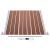 Set panouri gard, 8 pătrate + 1 oblic, maro, 1484x186 cm, WPC GartenMobel Dekor