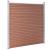 Set panouri gard, 8 pătrate + 1 oblic, maro, 1484x186 cm, WPC GartenMobel Dekor