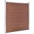 Set panouri gard, 8 pătrate + 1 oblic, maro, 1484x186 cm, WPC GartenMobel Dekor