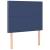 Pat box spring cu saltea, albastru, 90x190 cm, textil GartenMobel Dekor