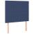 Pat box spring cu saltea, albastru, 90x190 cm, textil GartenMobel Dekor