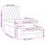 Pat box spring cu saltea, albastru, 80x200 cm, textil GartenMobel Dekor
