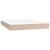 Pat box spring cu saltea, cappuccino, 140x190cm piele ecologică GartenMobel Dekor