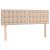 Pat box spring cu saltea, cappuccino, 140x200cm piele ecologică GartenMobel Dekor