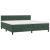 Pat box spring cu saltea, verde închis, 200x200 cm, catifea GartenMobel Dekor