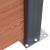 Set panouri pentru gard, maro, 526x186 cm, WPC GartenMobel Dekor
