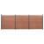 Set panouri pentru gard, maro, 526x186 cm, WPC GartenMobel Dekor