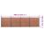 Set panouri pentru gard, maro, 699x186 cm, WPC GartenMobel Dekor