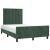Cadru de pat fără saltea verde închis 120x190 cm catifea GartenMobel Dekor