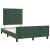 Cadru de pat fără saltea verde închis 120x190 cm catifea GartenMobel Dekor