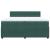 Pat box spring cu saltea, verde închis, 200x200 cm, catifea GartenMobel Dekor