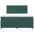 Pat box spring cu saltea, verde închis, 200x200 cm, catifea GartenMobel Dekor